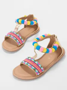 Pantaloons Junior Girls Open Toe Flats