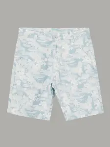 Fame Forever by Lifestyle Boys Floral Printed Denim Shorts