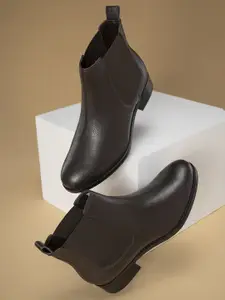 Red Tape Women Casual Block-Heeled Chelsea Boots