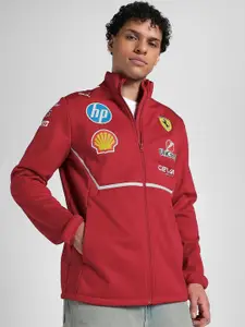 PUMA Motorsport Men Sporty Jacket with Patchwork