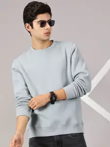 BLACK BUCK Men Round Neck Sweatshirt