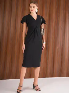 SASSAFRAS Women Sheath Midi Dress