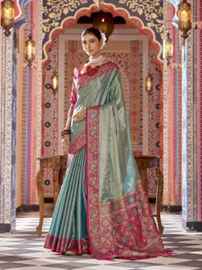 elora Woven Design Zari Banarasi Saree
