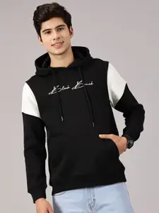 BLACK BUCK Men Printed Hooded Sweatshirt
