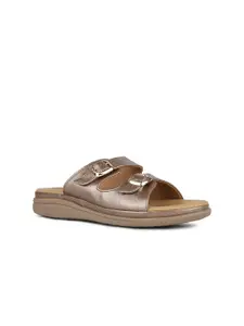 Inc 5 Women  Solid Pattern Open Toe Slip-On Flats