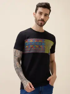 Status Quo Men Printed Bohemian Regular Fit T-shirt