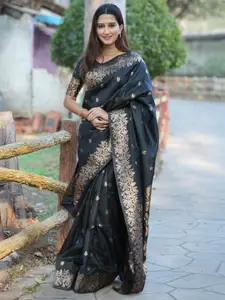 SGF11 Ethnic Motifs Zari Pure Silk Kanjeevaram Saree