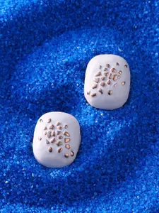 DressBerry Gold-Plated Contemporary The Aureate Studs