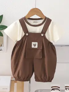 INCLUD Boys T-Shirt With Dungaree