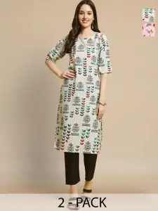 Anouk Rustic Women Ethnic Motifs Printed Crepe Kurta