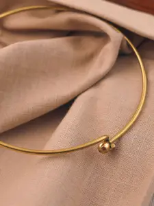 VIRAASI Gold-Plated Hasli Necklace