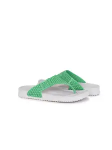 PENNEN Women Self Design Slip-On Flip Flops