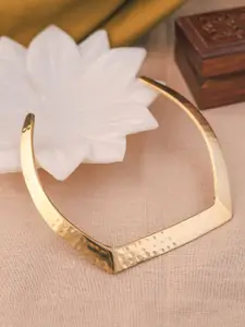 VIRAASI Gold-Plated Geometric Shaped Necklace