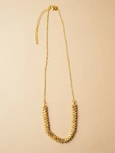 VIRAASI Gold-Plated Minimalist Necklace