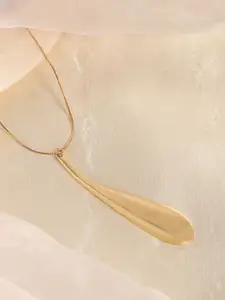 DressBerry Gold-Plated The Drip Pendant Chain