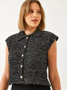 BIANCO LUCCI Women Printed Shirt Style Top