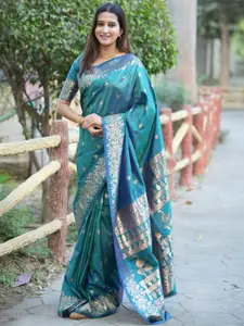 SGF11 Ethnic Motifs Zari Pure Silk Kanjeevaram Saree