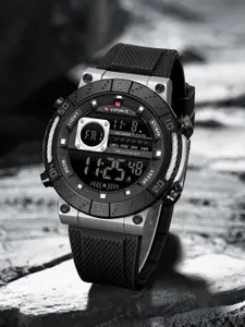 Naviforce Men Patterned Dial & Straps Digital Watch NF9241T_S B B