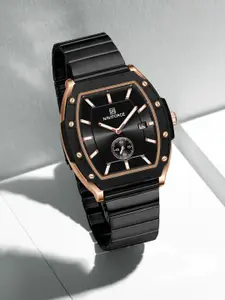 Naviforce Women Dial & Stainless Steel Bracelet Style Straps Analogue Watch NF8068L_RG B