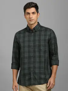 Louis Philippe Sport Men Slim Fit Tartan Checks Checked Casual Shirt