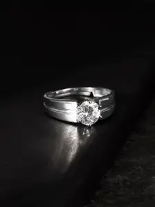 GIVA 925 Silver Gallant Band For Him Adjustable y