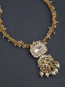 JAYPORE Brass Gold-Plated Necklace