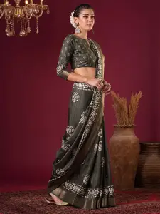 Anouk Women Sungudi Saree With Blouse Piece