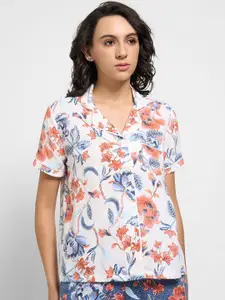 Dreamz by Pantaloons Printed Lapel Collar Lounge T-Shirt