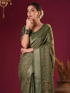 Anouk Ethnic Motifs Printed Sungudi Saree