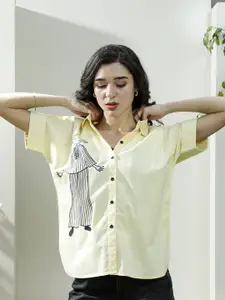 Athena Women Printed Casual Shirt