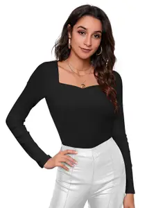 Fashion Care Sweetheart Neck Cotton Top