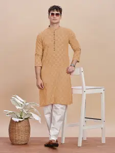 Anouk Men Ethnic Motifs Thread Work Kurta