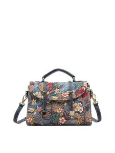Henney Bear Printed Swagger Satchel