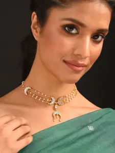 JAYPORE Silver Gold-Plated Necklace