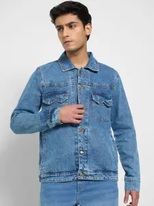SF JEANS by Pantaloons Men Washed Denim Jacket