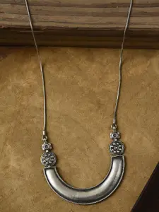 JAYPORE Silver Silver-Plated Necklace