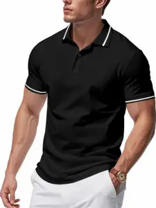 StyleCast x Revolte Men Polo Collar T-shirt