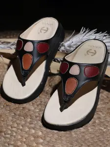 Liberty Women Colourblocked Thong Flip-Flops