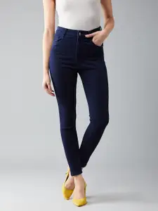 DOLCE CRUDO Women Skinny Fit High-Rise Stretchable Jeans