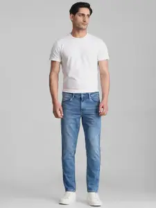 Mufti Men Skinny Fit Light Fade Stretchable Jeans