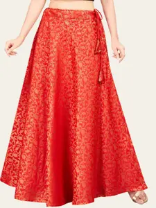 Studio Shringaar Printed Flared Maxi Skirt