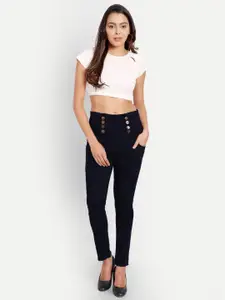 Moda Rapido Women Jean High-Rise Light Fade Stretchable Jeans