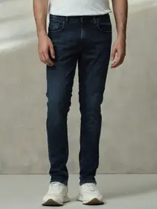 Mufti Men Straight Fit Mid-Rise Light Fade Stretchable Jeans