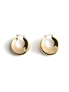 MANGO Circular Shaped Hoop Earrings