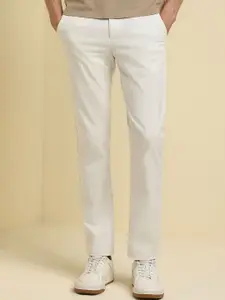 Allen Solly Men Mid-Rise Slim Fit Trousers