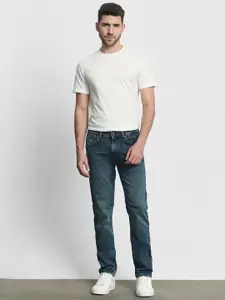 Mufti Men Slim Fit Light Fade Stretchable Jeans