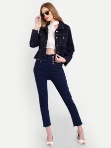 Moda Rapido Women Skinny Fit High-Rise Stretchable Cotton Jeans