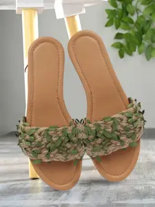 AVIVASTYLE Women Open Toe Flats