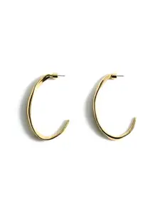 MANGO Contemporary Half Hoop Earrings