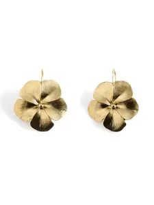 MANGO Floral Drop Earrings